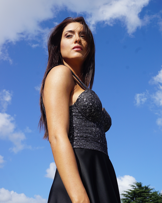 Vestido longo Takeo Cups